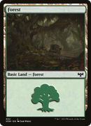 Forest (402) (VOW-402)  Foil - Innistrad: Crimson Vow