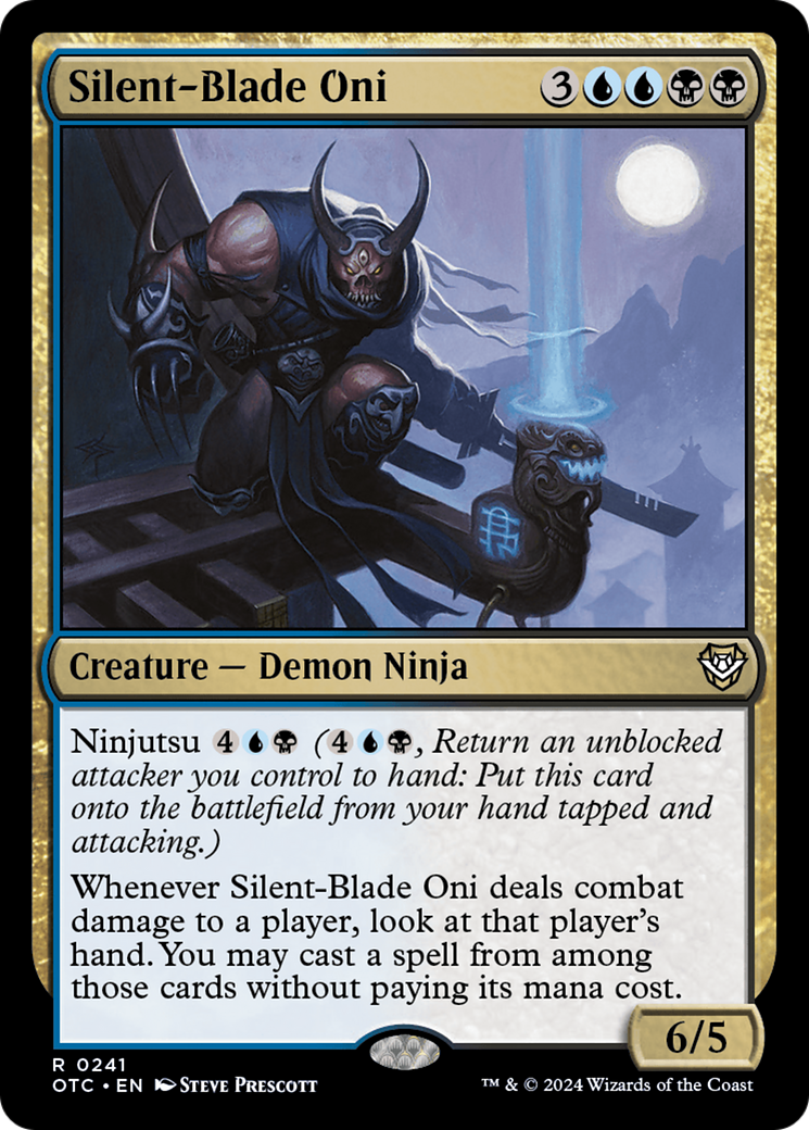 Silent-Blade Oni (OTC-241)  - Outlaws of Thunder Junction Commander
