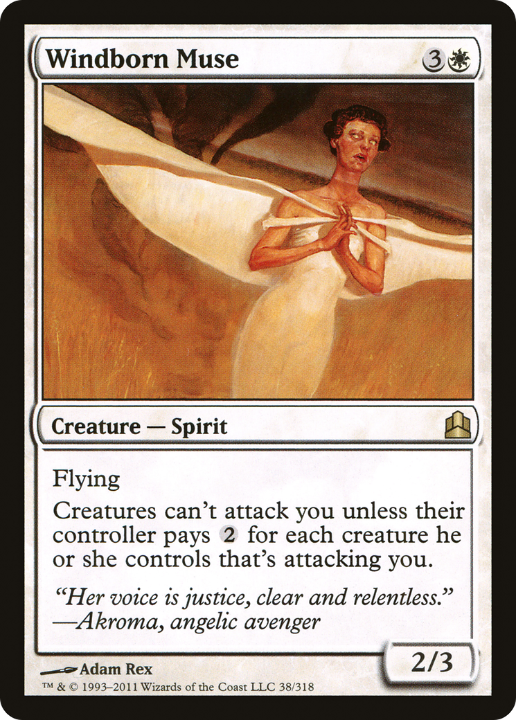 Windborn Muse (CMD-038)  - Commander 2011