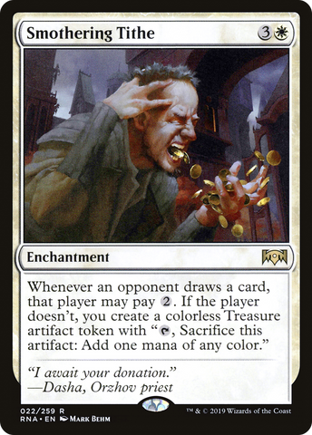 Smothering Tithe (RNA-022)  - Ravnica Allegiance