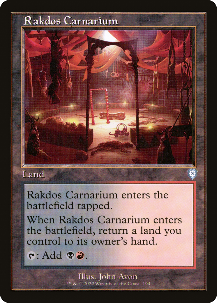 Rakdos Carnarium (Retro Frame) (BRC-194)  - The Brothers' War Commander