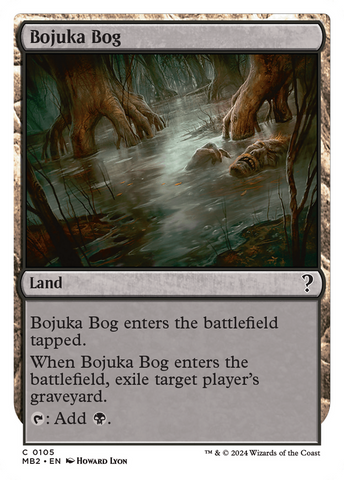 Bojuka Bog (White Border) (MB2-105)  - Mystery Booster 2