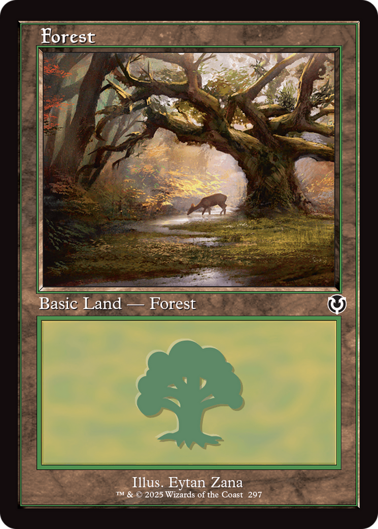 Forest (297) (Retro Frame) (INR-297) - Innistrad Remastered Foil