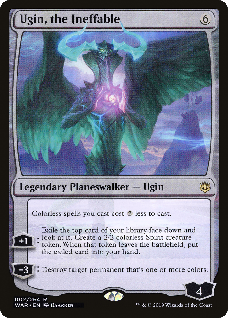 Ugin, the Ineffable (WAR-002)  Foil - War of the Spark