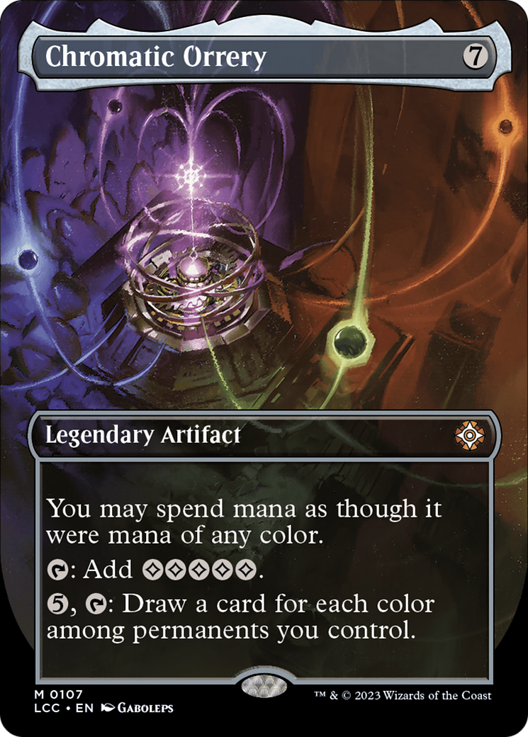 Chromatic Orrery (Borderless) (LCC-107)  Foil - The Lost Caverns of Ixalan Commander
