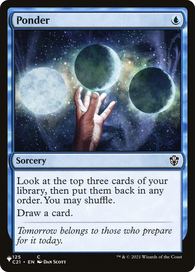 Ponder (LIST-125)  - The List