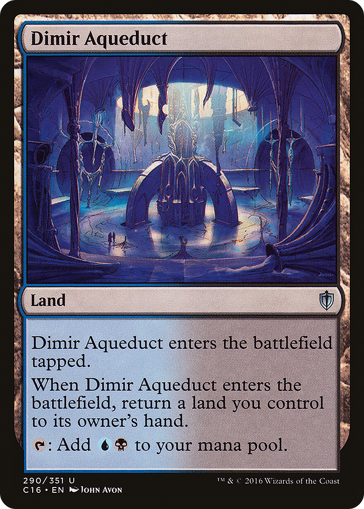 Dimir Aqueduct (C16-290)  - Commander 2016