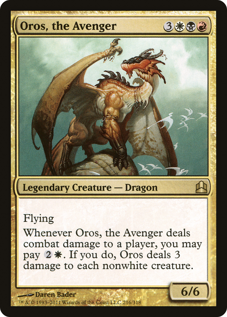 Oros, the Avenger (CMD-216)  - Commander 2011