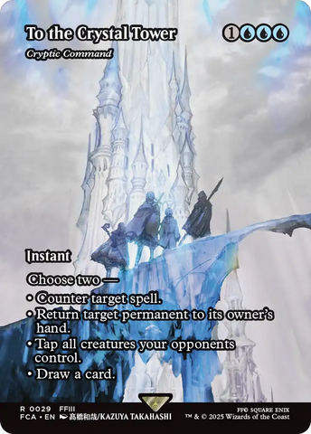 To the Crystal Tower - Cryptic Command (Showcase) (FCA-029)  - FINAL FANTASY: Through the Ages / To the Crystal Tower (Borderless)