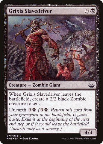 Grixis Slavedriver (MM3-074)  Foil - Modern Masters 2017