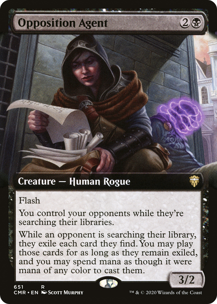 Opposition Agent (Extended Art) (CMR-651)  - Commander Legends: (Extended Art)