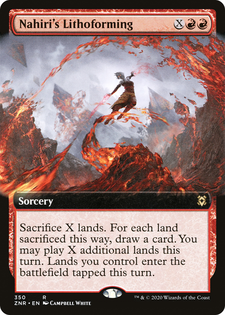 Nahiri's Lithoforming (Extended Art) (ZNR-350)  Foil - Zendikar Rising: (Extended Art)