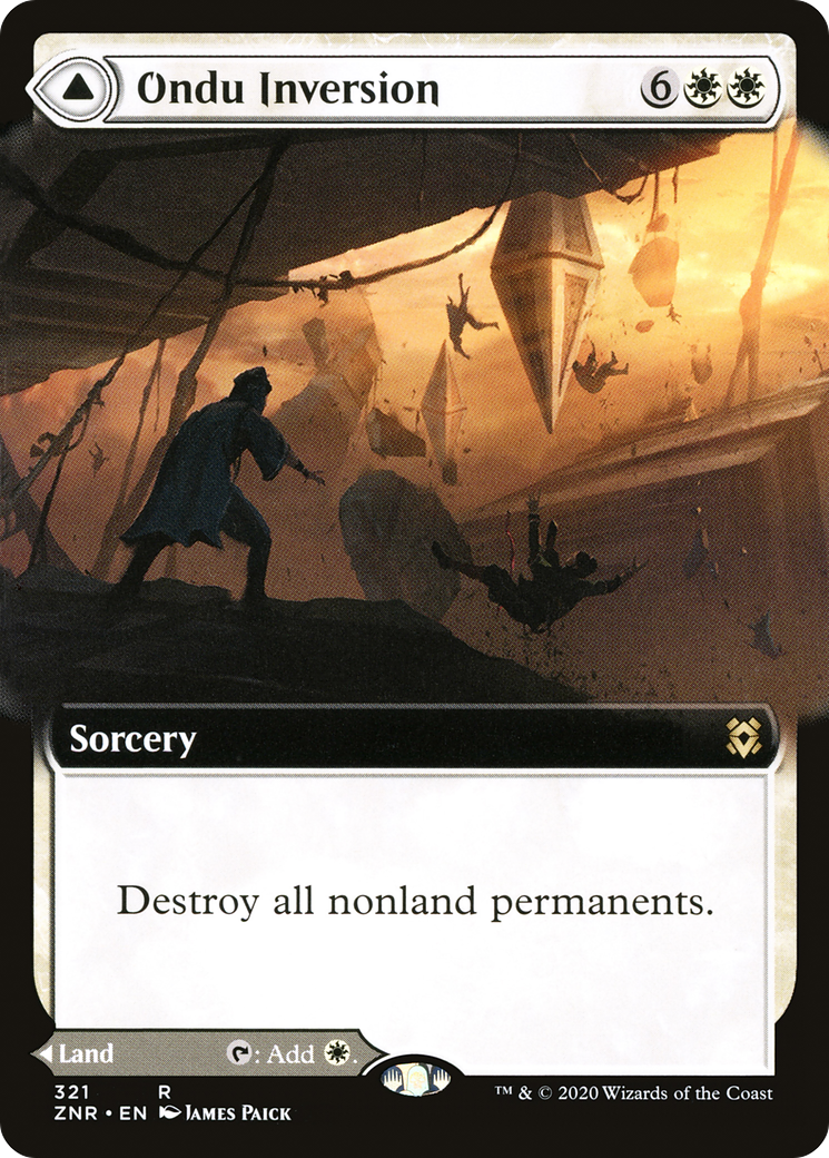 Ondu Inversion (Extended Art) (ZNR-321)  - Zendikar Rising: (Extended Art)