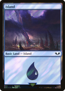 Island (309) (Surge Foil) (40K-309★) - Warhammer 40,000 Commander Foil