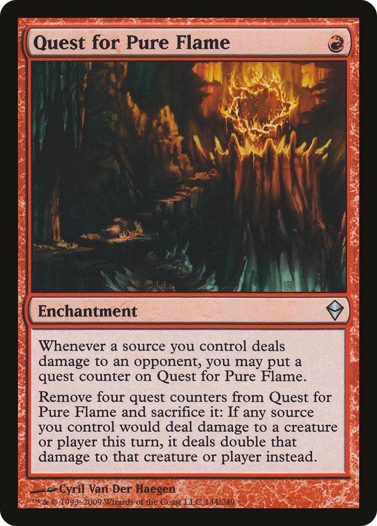 Quest for Pure Flame (ZEN-144)  Foil - Zendikar