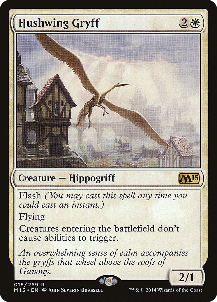 Hushwing Gryff (M15-015)  Foil - Magic 2015