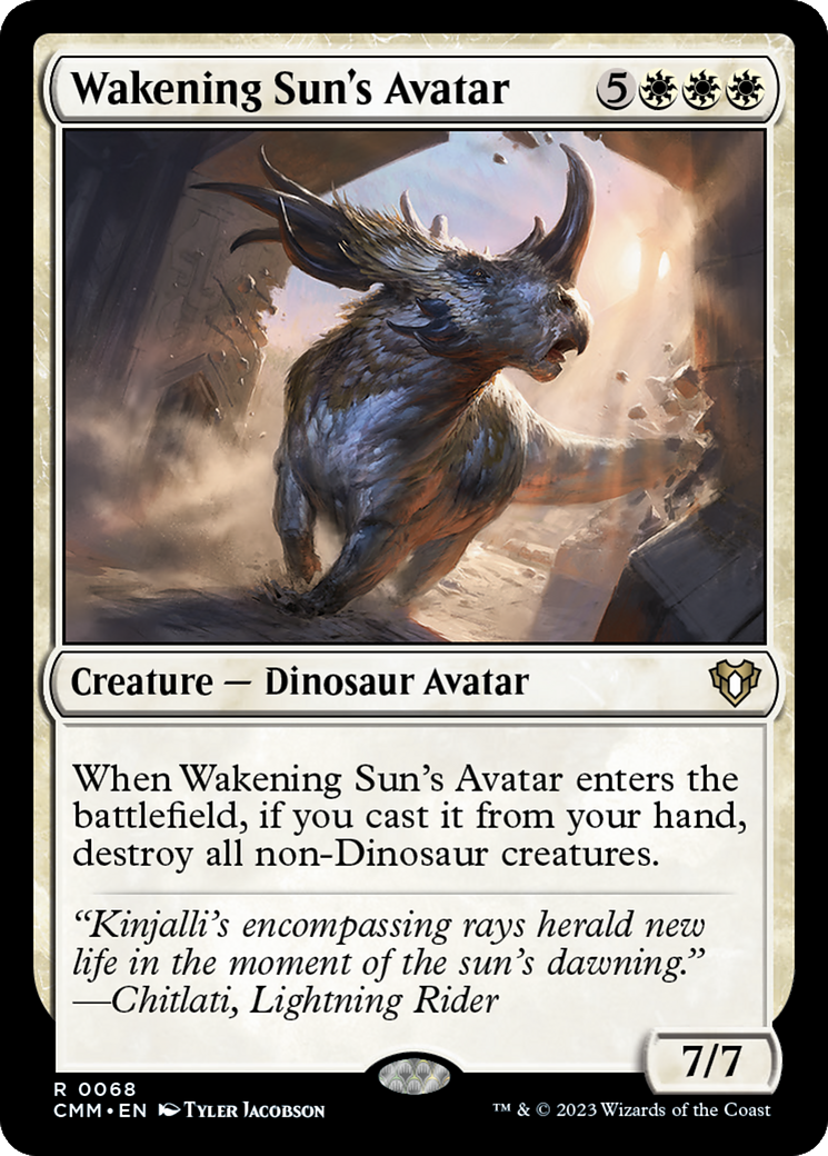 Wakening Sun's Avatar (CMM-068)  Foil - Commander Masters
