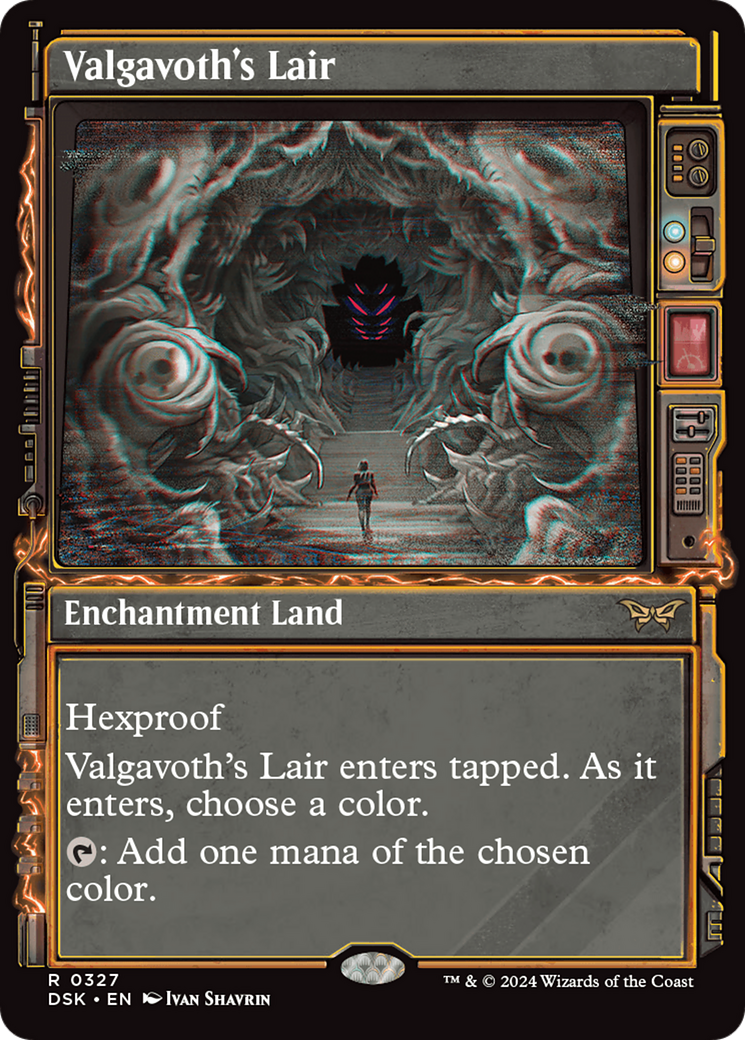 Valgavoth's Lair (Showcase) (DSK-327)  Foil - Duskmourn: House of Horror: (Showcase)