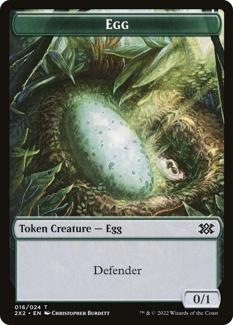 Egg (T2X2-016)  Foil - Double Masters 2022 Tokens