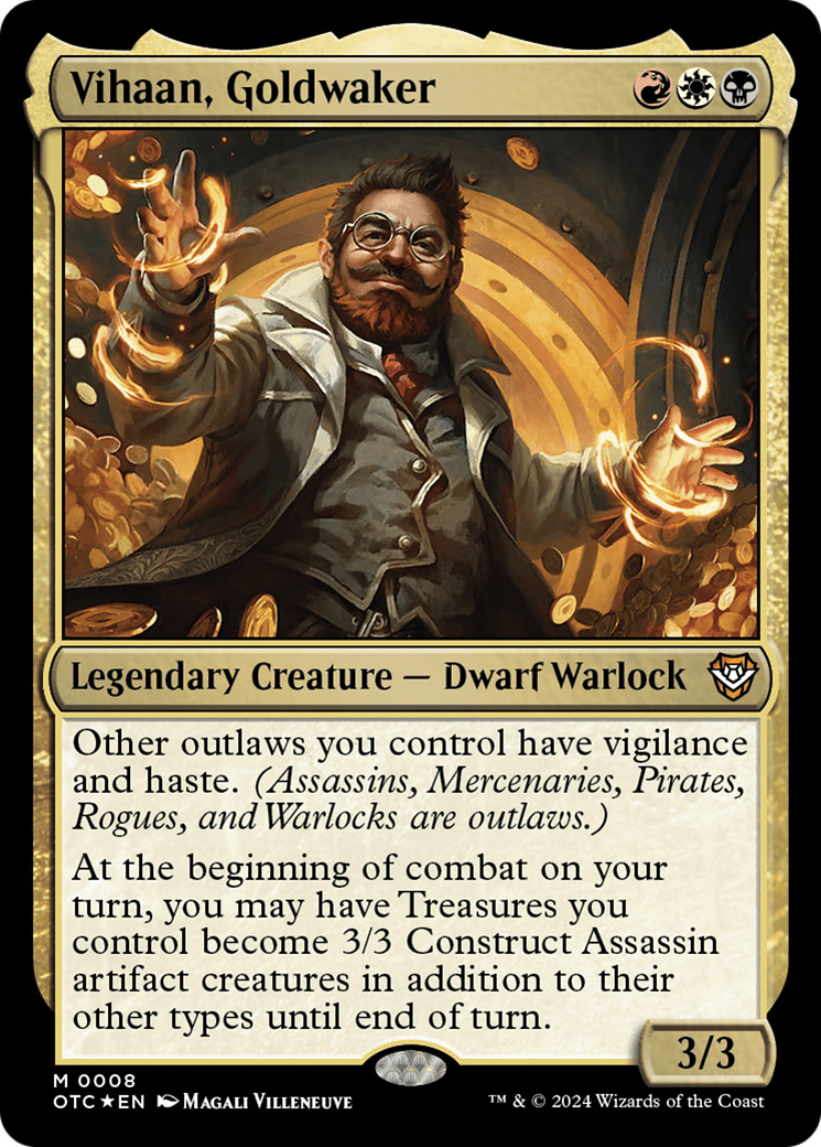 Vihaan, Goldwaker (OTC-008)  Foil - Outlaws of Thunder Junction Commander