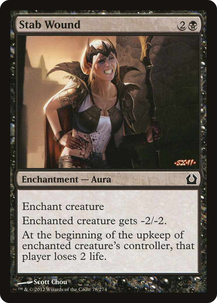 Stab Wound (RTR-078)  - Return to Ravnica