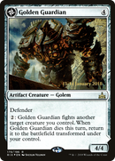 Golden Guardian (PRE-179S) - Rivals of Ixalan Promos: (compasslanddfc) Foil