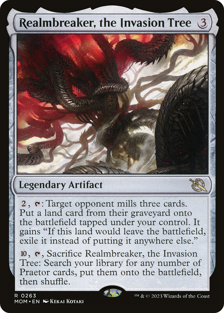 Realmbreaker, the Invasion Tree (MOM-263)  Foil - March of the Machine