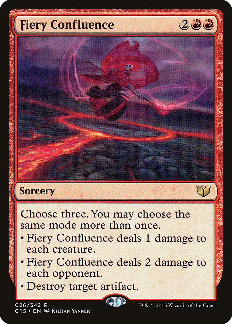 Fiery Confluence (C15-026)  - Commander 2015