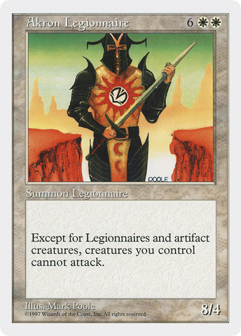 Akron Legionnaire (5ED-)  - Fifth Edition