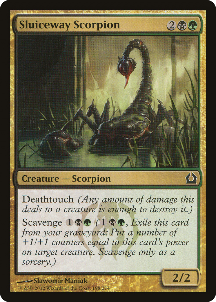 Sluiceway Scorpion (RTR-198)  - Return to Ravnica