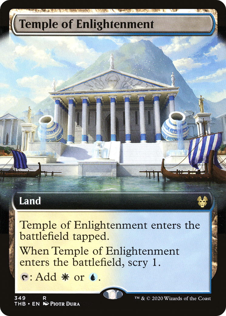 Temple of Enlightenment (Extended Art) (THB-349)  - Theros Beyond Death: (Extended Art)