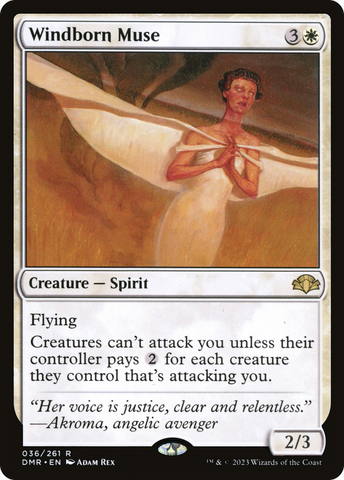 Windborn Muse (DMR-036)  Foil - Dominaria Remastered