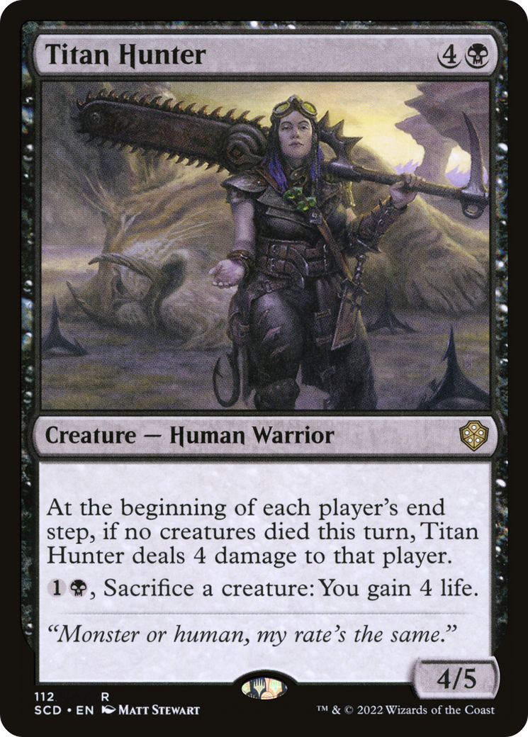 Titan Hunter (SCD-112)  - Starter Commander Decks