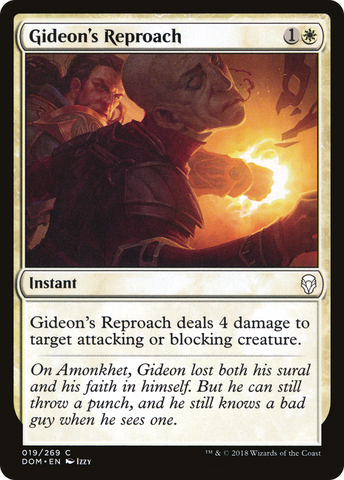Gideon's Reproach (DOM-019)  Foil - Dominaria
