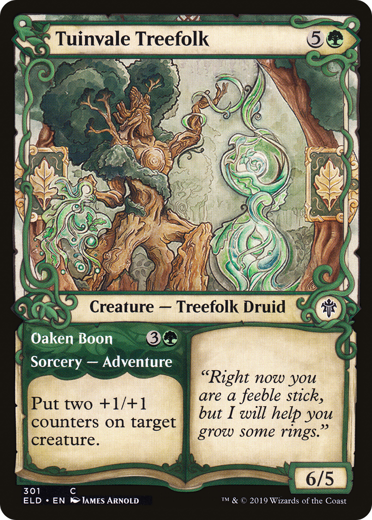 Tuinvale Treefolk (Showcase) (ELD-301)  - Throne of Eldraine: (Showcase)