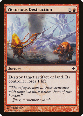 Victorious Destruction (NPH-099)  Foil - New Phyrexia