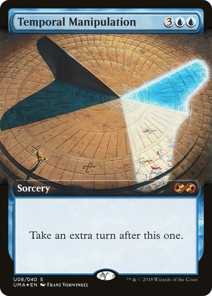 Temporal Manipulation (UMA:BT-0U6) - Ultimate Box Topper: (Extended Art) Foil