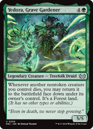 Yedora, Grave Gardener (DSC-209)  - Duskmourn: House of Horror Commander