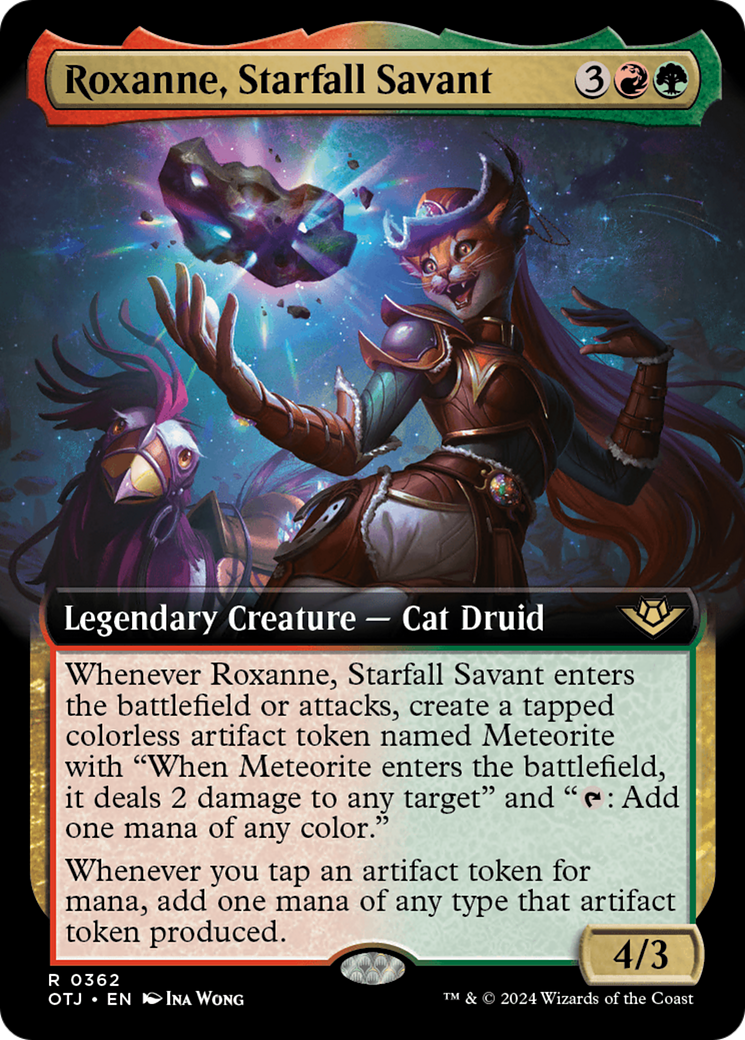 Roxanne, Starfall Savant (Extended Art) (OTJ-362)  Foil - Outlaws of Thunder Junction: (Extended Art)