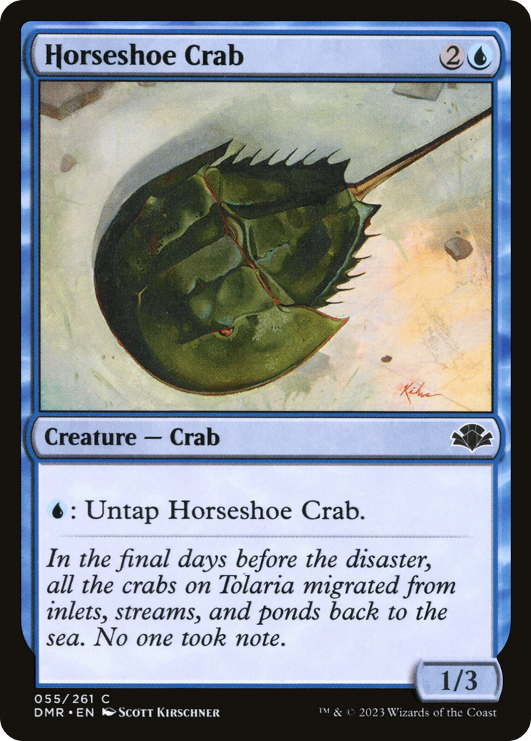 Horseshoe Crab (DMR-055)  Foil - Dominaria Remastered