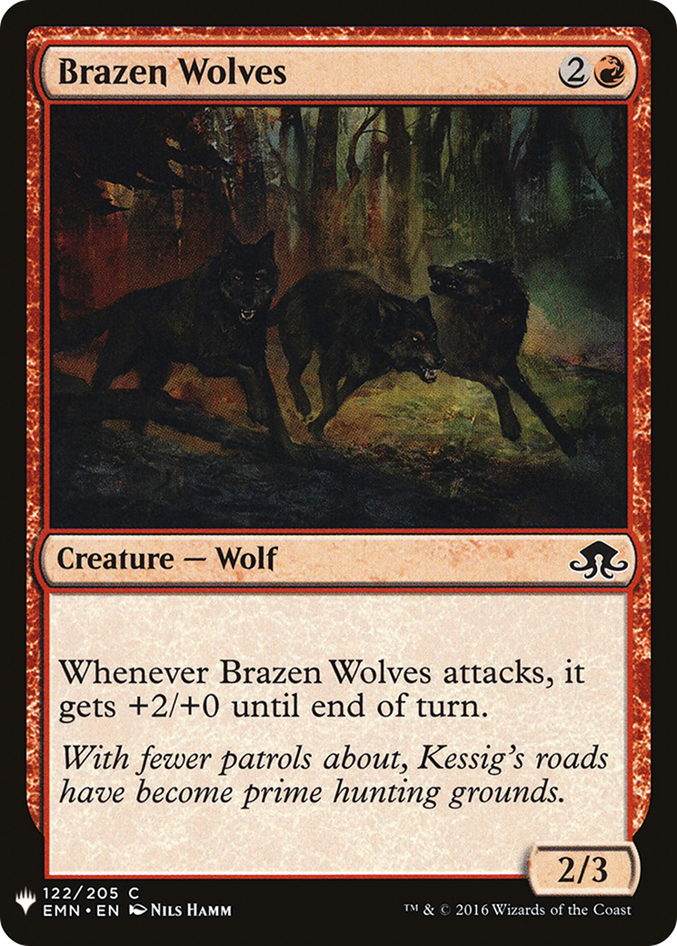 Brazen Wolves (LIST-EMN-122)  - The List