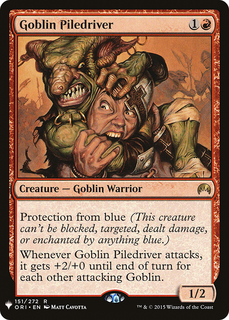 Goblin Piledriver (LIST-151)  - The List