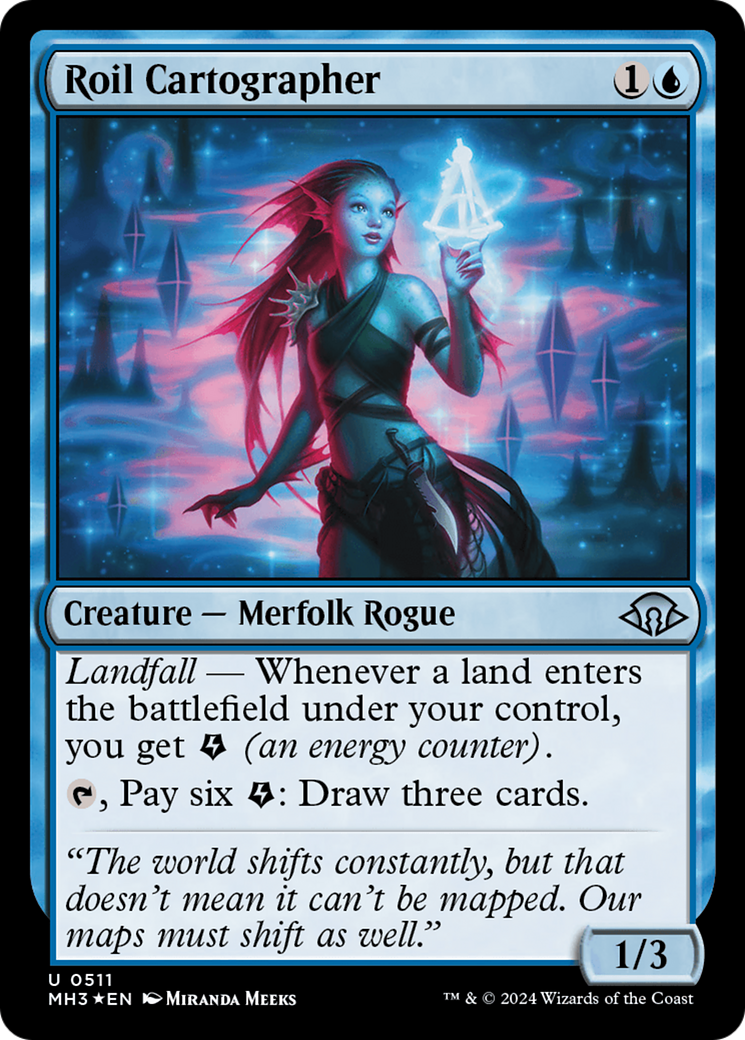Roil Cartographer (Ripple Foil) (MH3-511)  Foil - Modern Horizons 3
