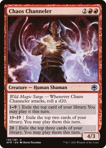 Chaos Channeler (AFR-136)  Foil - Adventures in the Forgotten Realms