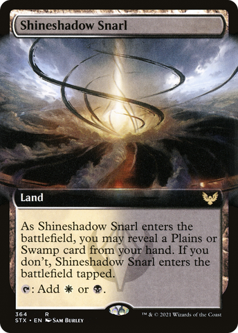 Shineshadow Snarl (Extended Art) (STX-364)  - Strixhaven: School of Mages: (Extended Art)