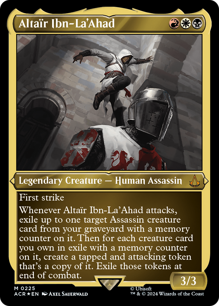 Altaïr Ibn-La'Ahad (ACR-225)  Etched Foil - Assassin's Creed