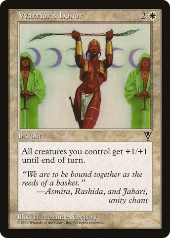 Warrior's Honor (VIS-)  - Visions