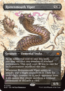 Rottenmouth Viper (Borderless) (BLB-290)  Foil - Bloomburrow: (Showcase)