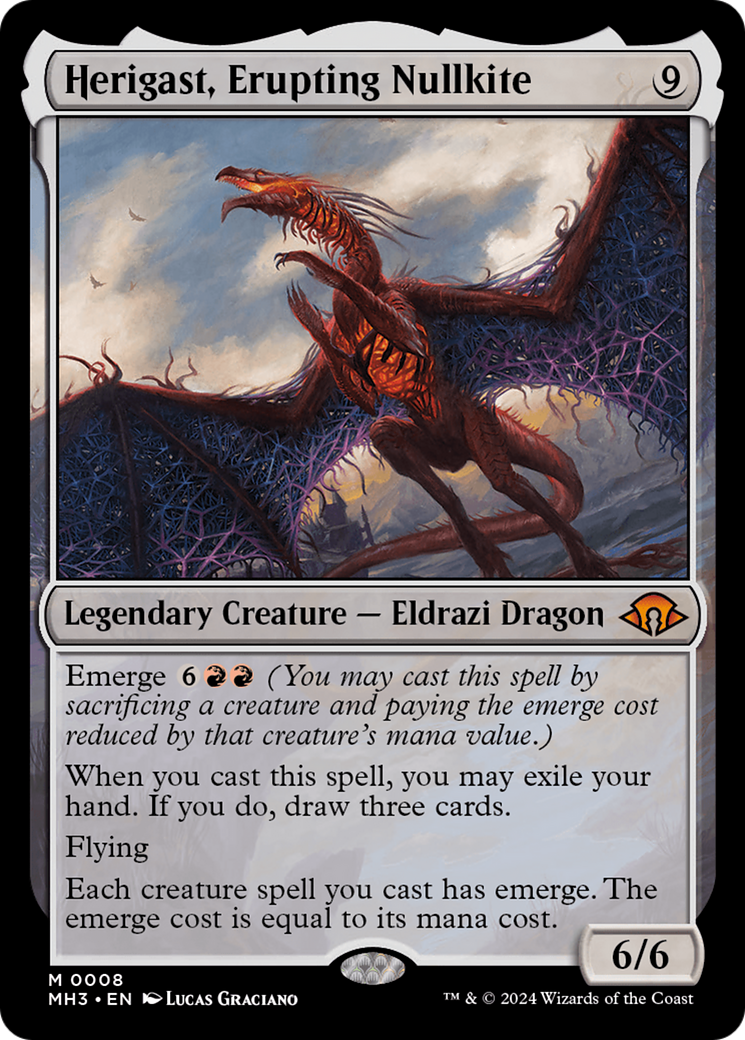 Herigast, Erupting Nullkite (MH3-008)  Foil - Modern Horizons 3