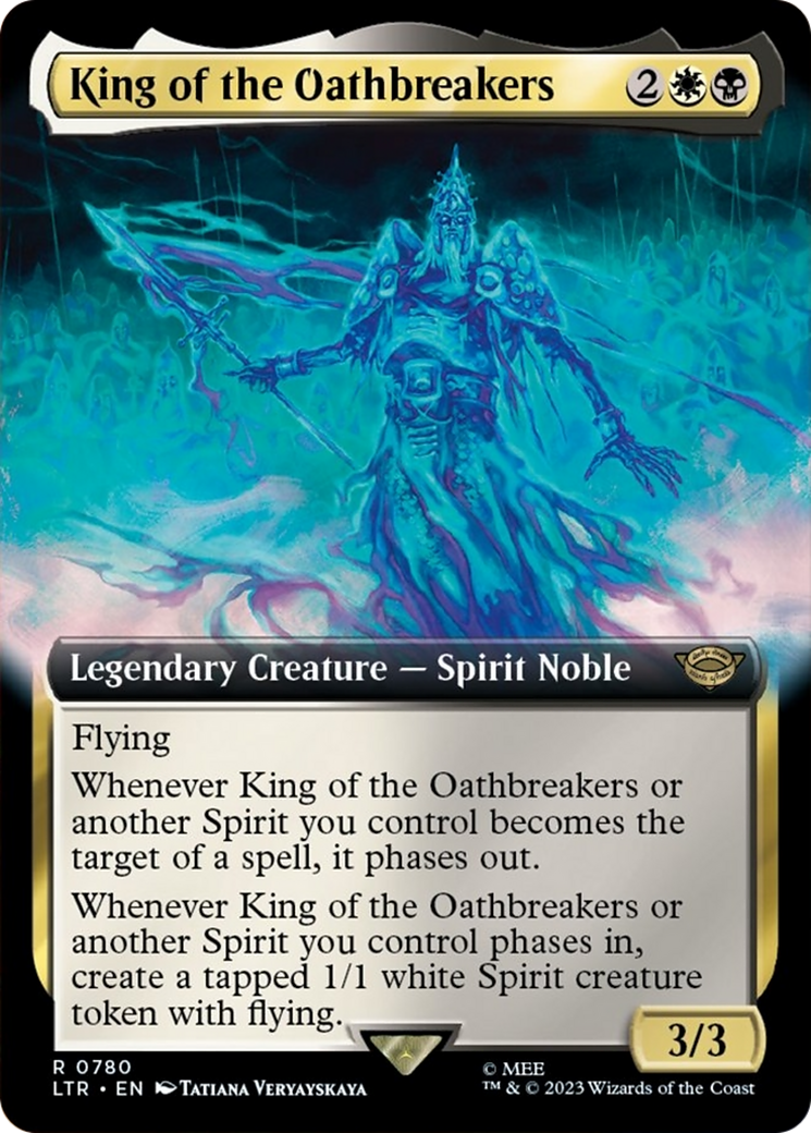 King of the Oathbreakers (Extended Art) (Surge Foil) (LTR-780)  Foil - The Lord of the Rings: Tales of Middle-earth: (Extended Art)